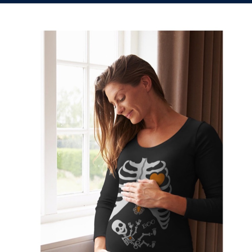 Maternity skeleton shirt 💀